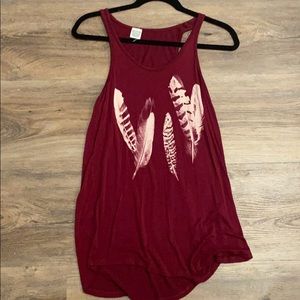 feather tank top
